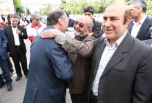 گزارش تصویری از استقبال دانشگاهیان و مردم شاهرود  از پروفسور علی اکبر جلالی  در دانشگاه صنعتی شاهرود
